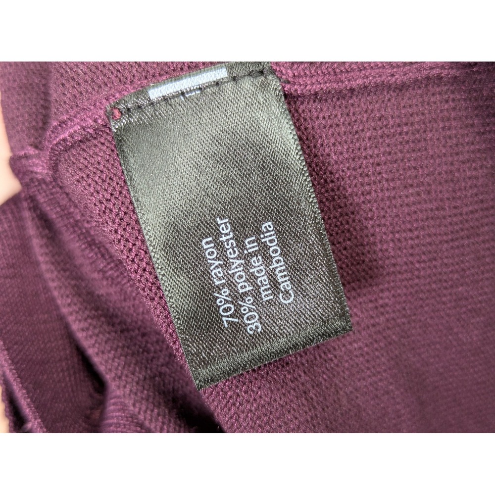 Lane Bryant Womens Cardigan 18/20 NWT $50 Plum Purple Button Front Sweater Soft - Picture 6 of 8